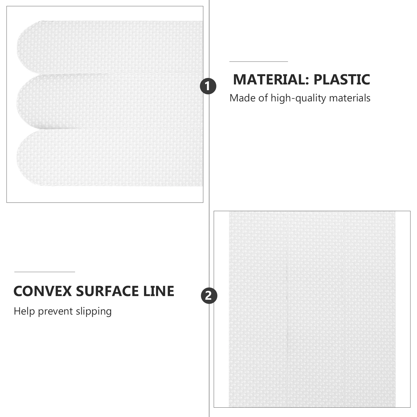 

12pcs AntiSlip Tape Transparent Stickers Shower Bath Safety Strips Treads NonSkid Bathtub Round Waterproof Bathroom