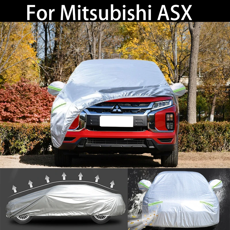 

ForMitsubishi ASX car Cover Dustproof Outdoor Indoor UV Snow Resistant Sun rain Protection waterproof hail cover for car