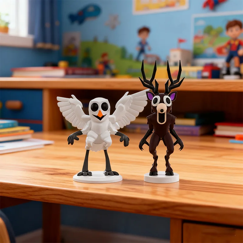 ألعاب مجسمة جديدة لعيد الميلاد والهالوين، نموذج بومة مطبوع ثلاثي الأبعاد، ديكور منزلي إبداعي، نموذج عصري قابل للجمع #4