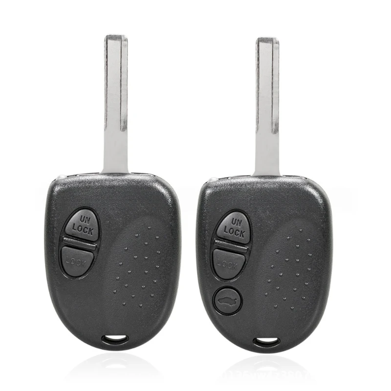 Replacement Remote Housing with Blank Blade, Black Shell Case for Cracked Repair and Pocket Carry Use Daily H9EE
