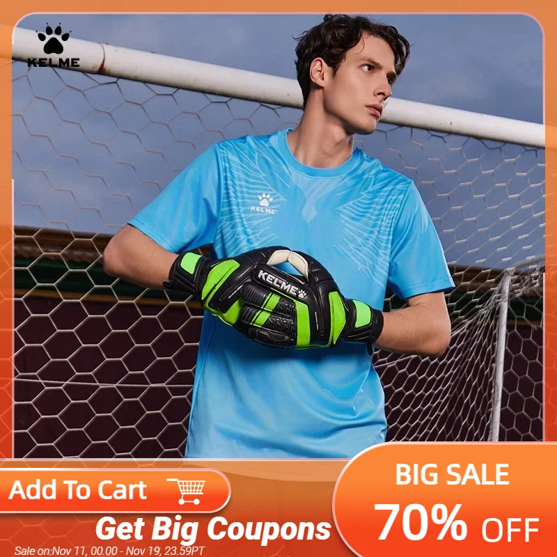 

Kelme Goalkeeper Uniform Men's Customized Match Training Uniform Football Team Uniform Adult Sports Breathable Jersey