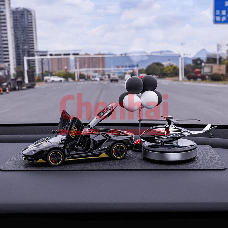 2024  car accessories and decorations, popular center console, high-end interior, rotating solar energy, car decoration  cartoon