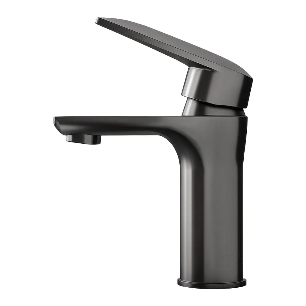 Modern Bathroom Faucet with Integrated Single Handle Mechanism Built Using Resistant 304 Stainless Steel Material
