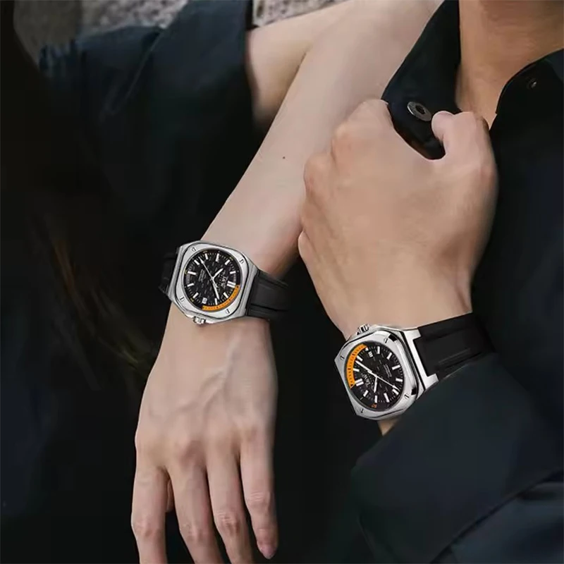 IW Carnival แบรนด์หรูอัตโนมัติอุปกรณ์เสริมสําหรับผู้ชายนาฬิกาข้อมือนาฬิกา Sapphire Mirror ชายนาฬิกากันน้ํา