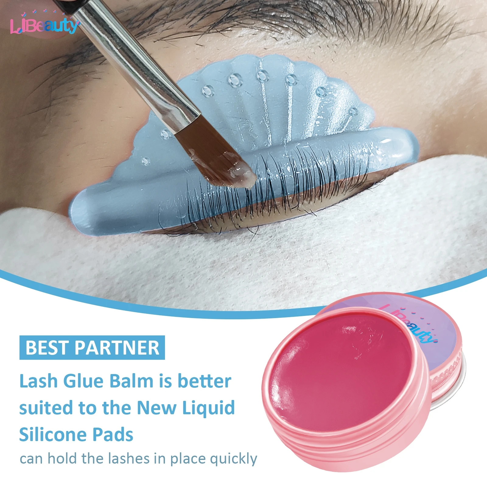 auty 8 Paar Großhandel Silikon Wimpern Dauerwelle Pads Klebrige Wimpern Stange Schilde Heben 3D Wimpern Curler Zubehör Make-Up-Tool