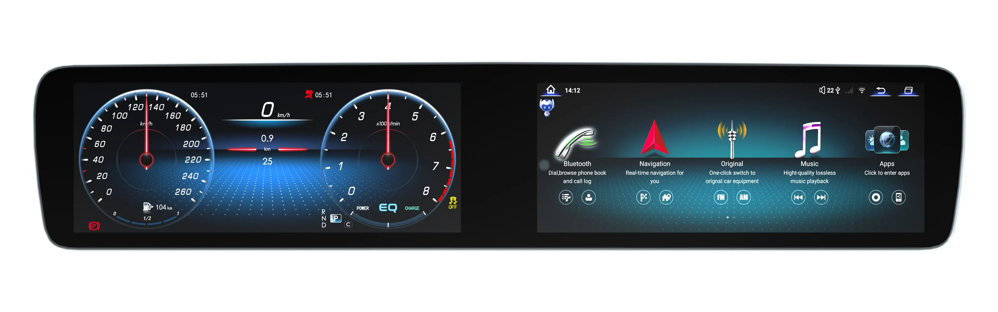 

12,3-дюймовый сенсорный экран Android Автомобильный GPS DVD-плеер для Mercedes Benz S Class W222 Navigator Автомобильный радиоприемник 2014-2017 лет RHD/LHD