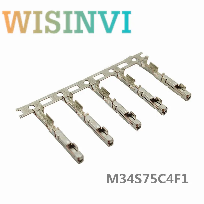 100pcs/lot  M34S75C4F1 SOCKET Automotive Connectors MX34 Series  CONN Pin 22-24AWG CRIMP TIN