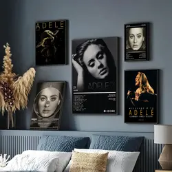 Adele Singer Poster Canvas Prints Wall Art Painting Pictures Living Room Home Decoration