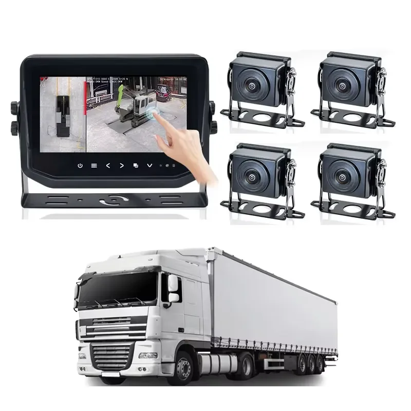 AHD Bird View Camera System Heavy Truck 360 Degree Camera Car System AI 360 Truck Camera Bird View System