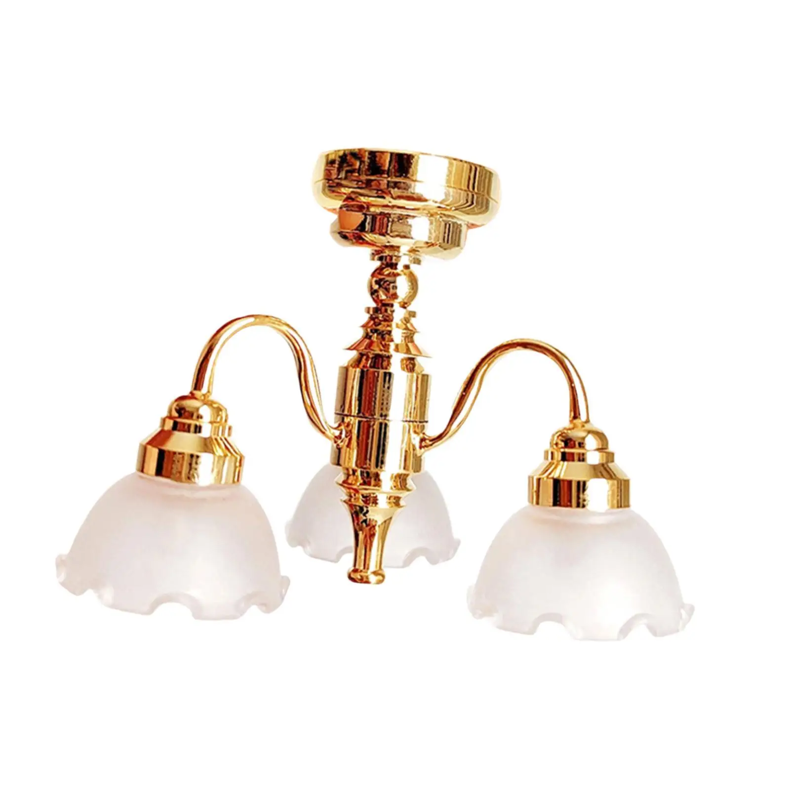 

Декоративная люстра для кукольного домика, легко устанавливаемая, реквизит для фотосессий, игрушка для ролевых игр, ручная работа, для столовой, кухни, офиса, гостиной, спальни