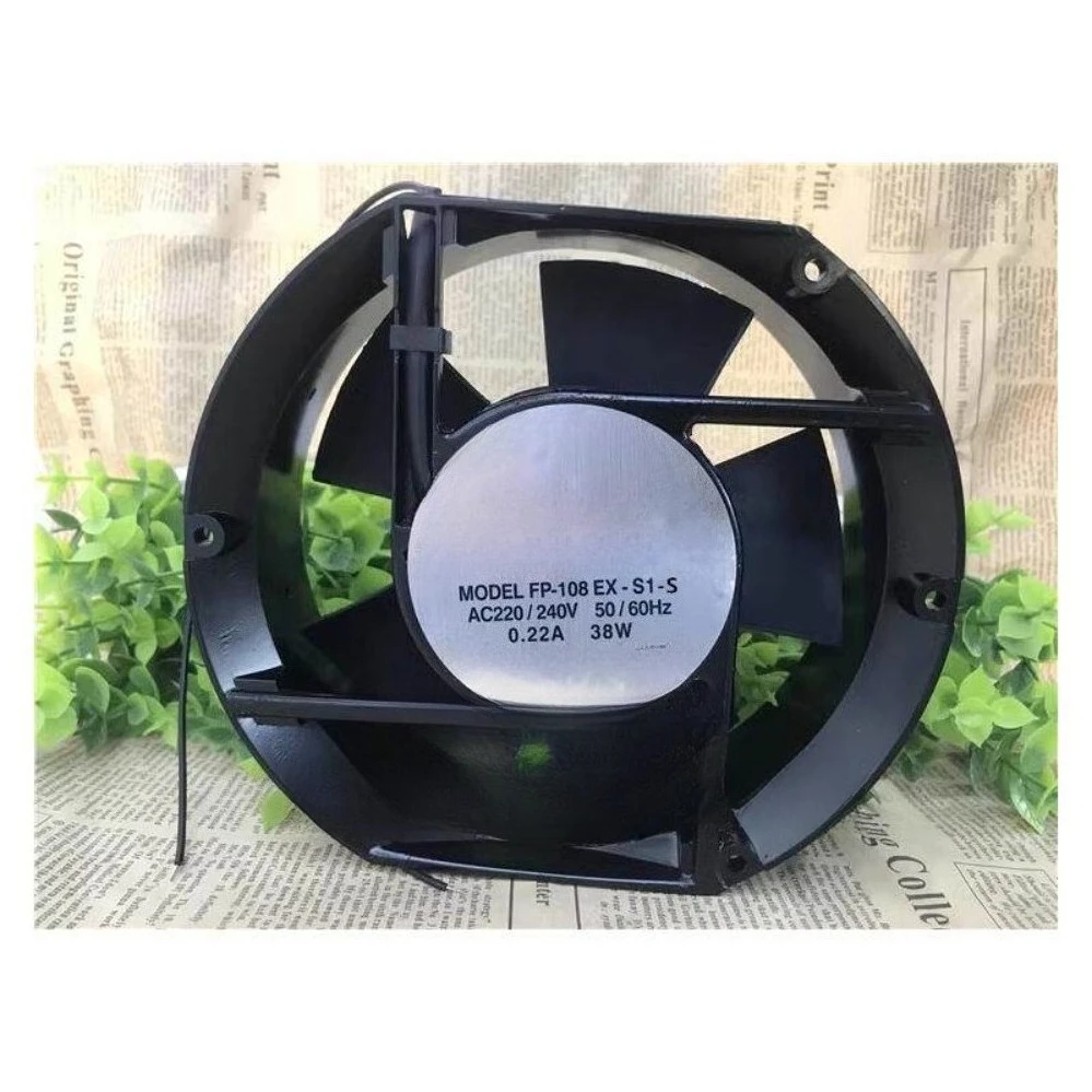 AC Industrial Axial Cooling Fan For COMMONWEALTH ROTARY FP-108EX-S1-S 220/240V 0.22A 38W 17251 Cabinet Fan(002)
