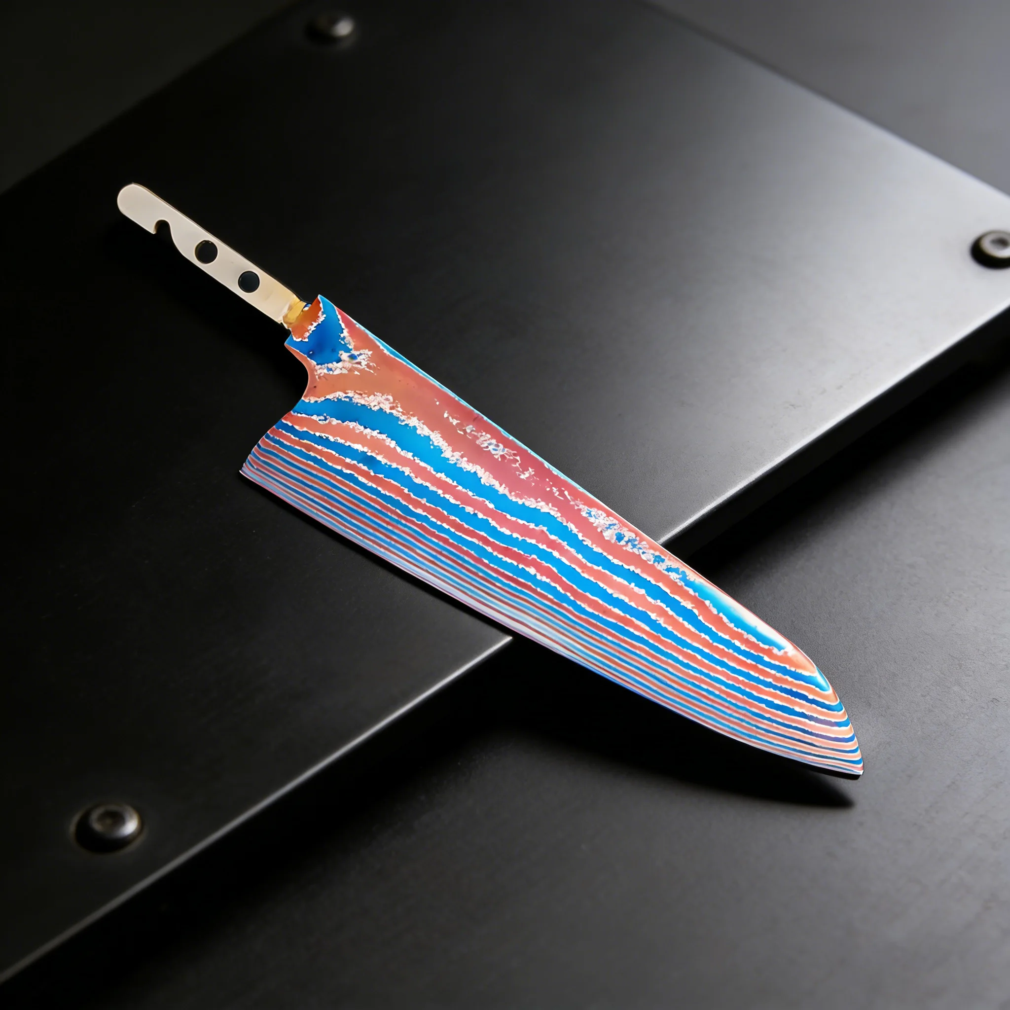  شفرة سكين الشيف الخام، مصنوع - مراجعة Knife Blade Blank Damascus Steel Forged وسعره