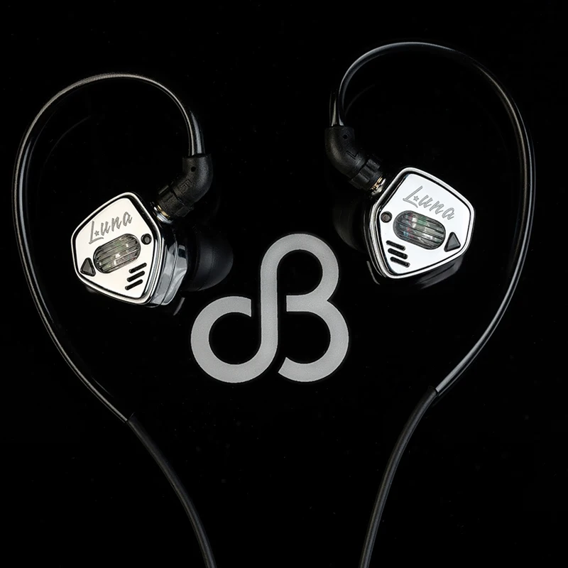 DEBAUCHE-auriculares BACCHUS DB LUNA, tecnología híbrida IEMs HIFI con Cable MMCX