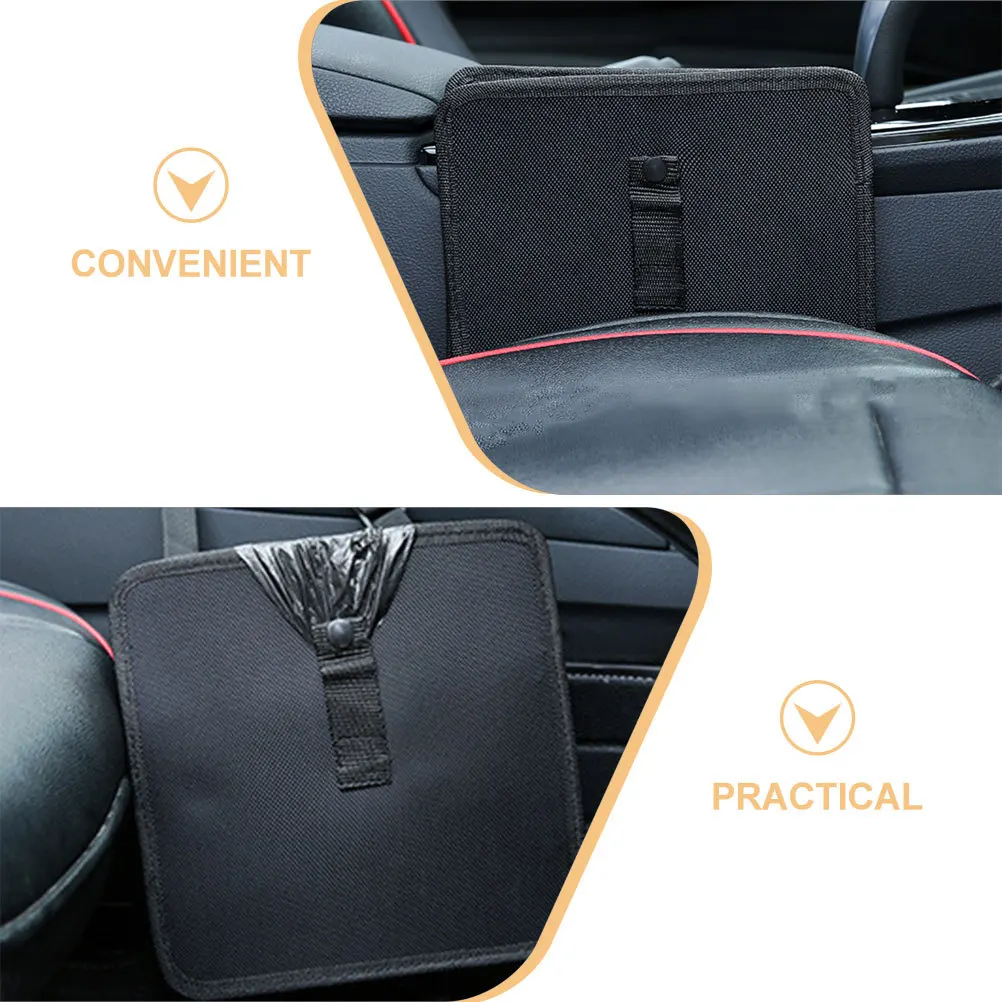 

Car Trash Bag Hanging Foldable Storage Bin Multifunction Easy Install Garbage Can for Car Interior Trash Can for Cars Suv