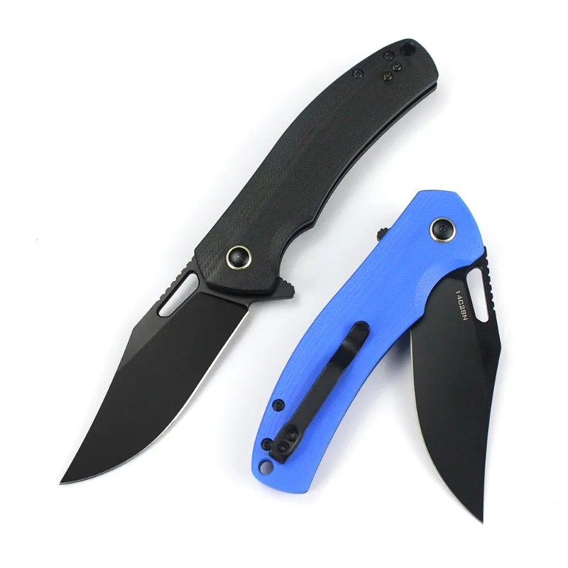 GT0042 جيب سكين تخييم قابل للطي 14C28N شفرة G10 مقبض بقاء الصيد السكاكين التكتيكية في الهواء الطلق الفاكهة فائدة EDC أدوات #2