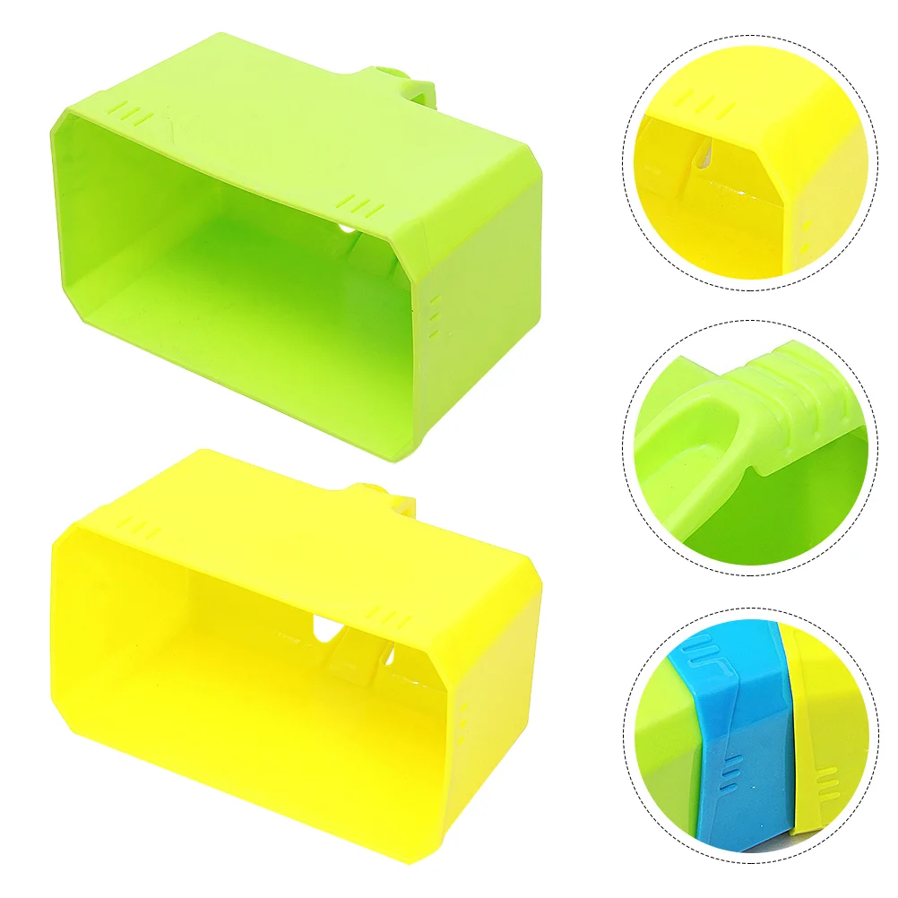 

2 Pcs Snow Brick Maker Mold for Kids Toys Create Snow Sand Mud Blocks Set Lightweight Plastic