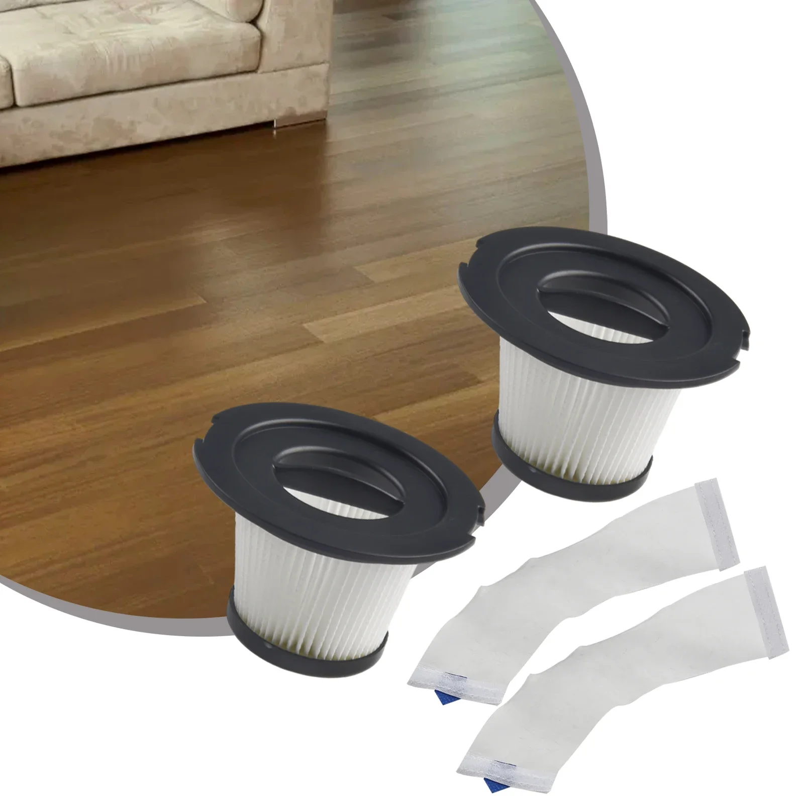 2X Filter For H.Koenig UP600 / H.Koenig UP810 Cordless Vacuum Cleaner PowerClean Sweeping Parts Household Sweeper Cleaning Tool