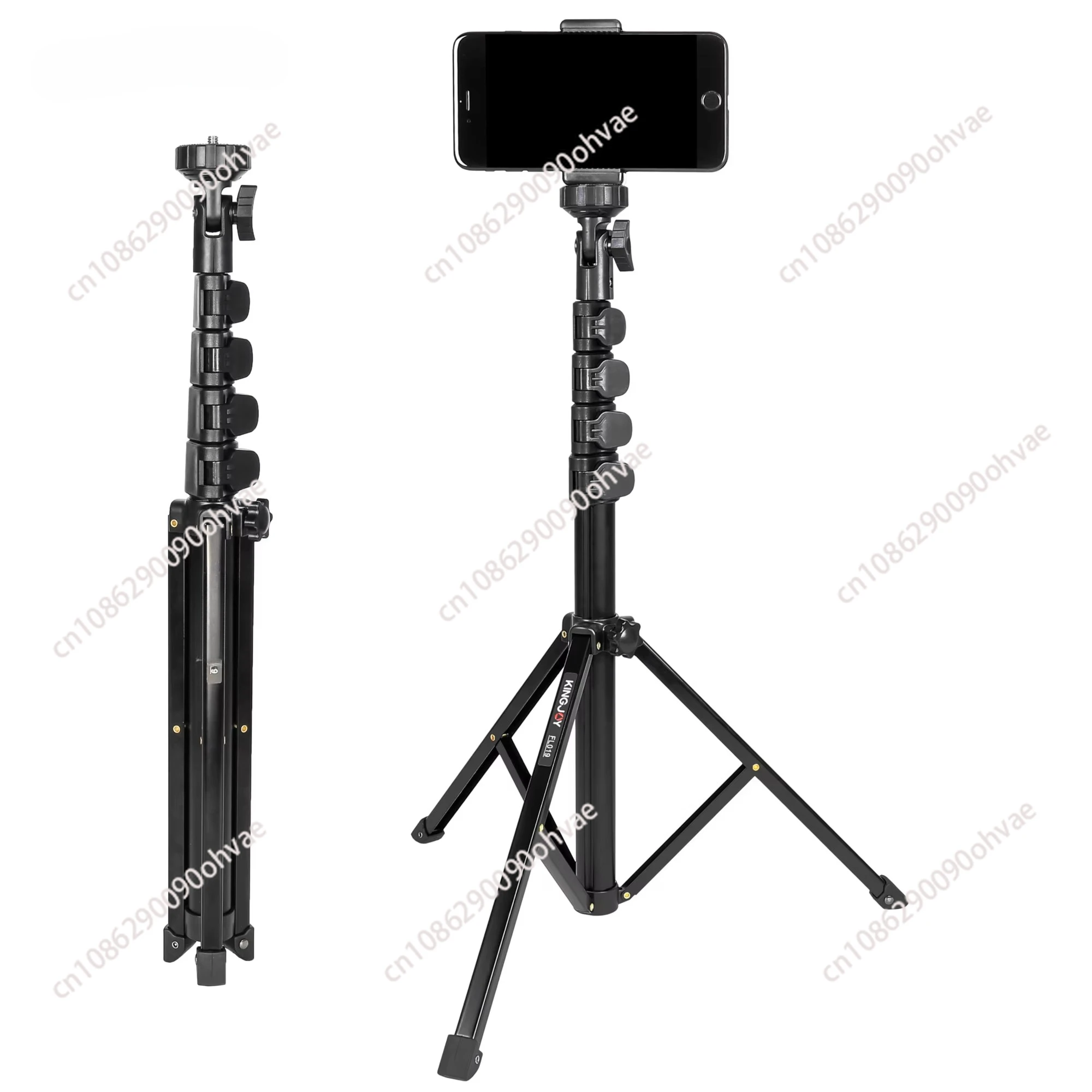 

Aluminum Tripod Stand Photography Lighting Camera Smartphone Filled Lightweight Tripod Stand with Cell Phone Stand
