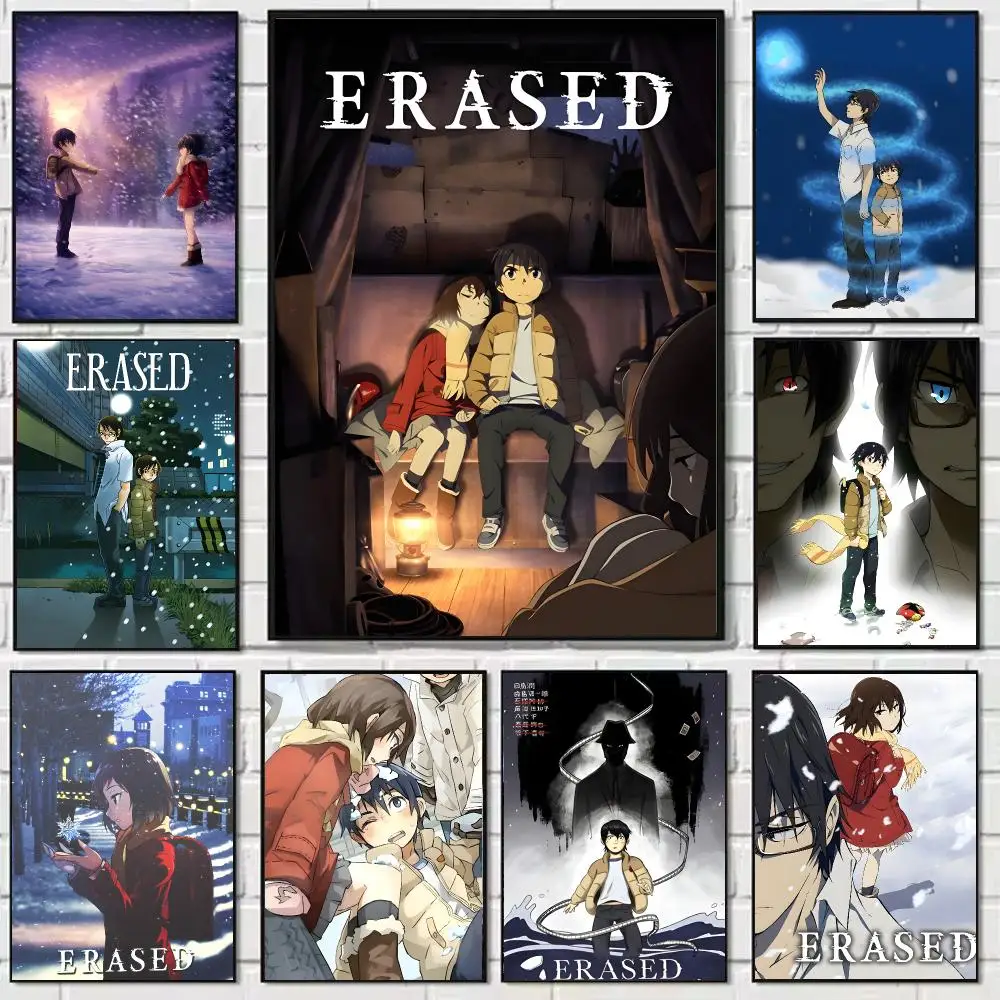 Manga E-Erased Poster Self-adhesive Art Waterproof Paper Sticker Coffee House Bar Dorm Room Wall Decor