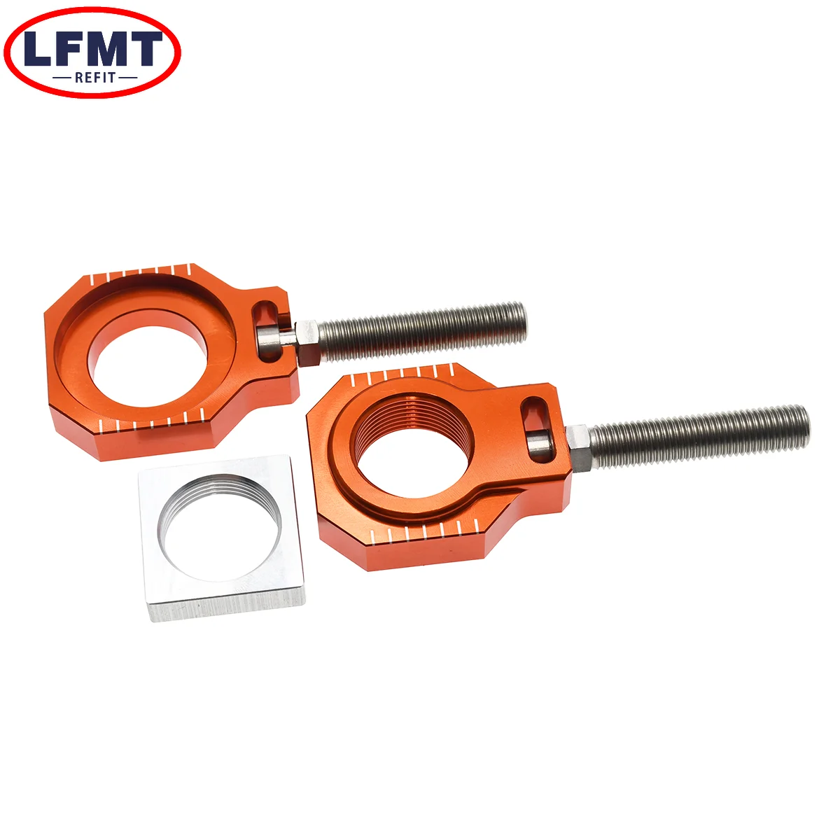 Motorcycle CNC 25mm Rear Chain Adjuster Axle Block For Husqvarna TC FC TX FS For KTM SX SX-F XC XC-F 125cc-500cc 2013-2022 2023