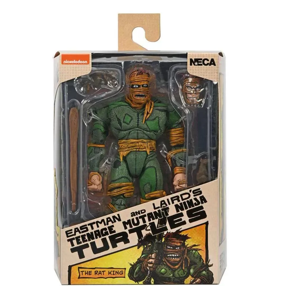 Nuovo In Magazzino Originale Neca Ninja Il Re Ratto Anime Figura Eastman E Lairds Neca 54371 Action Figure Bambola Giocattoli Per Bambini Regalo