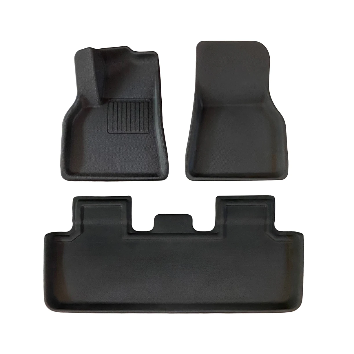 3pcs XPE Floor Mat for Tesla Model Y 2017-2024 Premium All Weather Anti-Slip Waterproof Floor Liners Mat Interior Accessories