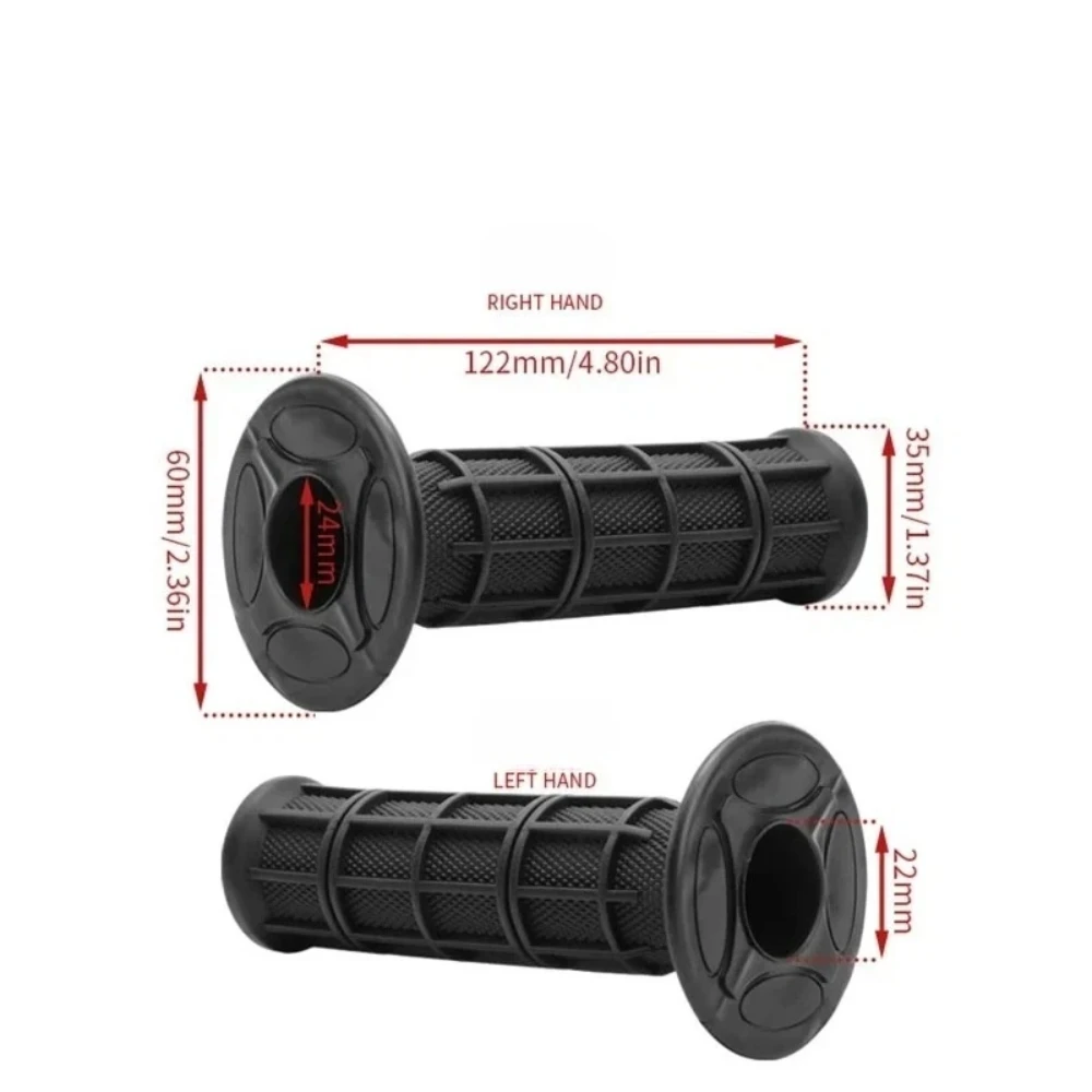 HandleBar Grip Protector 22mm Rubber For CR CRF XR YZ WR TTR KX KLX RMZ RMX RM TC TE FC FE ATV Enduro Motocross Dirt Pit Bike