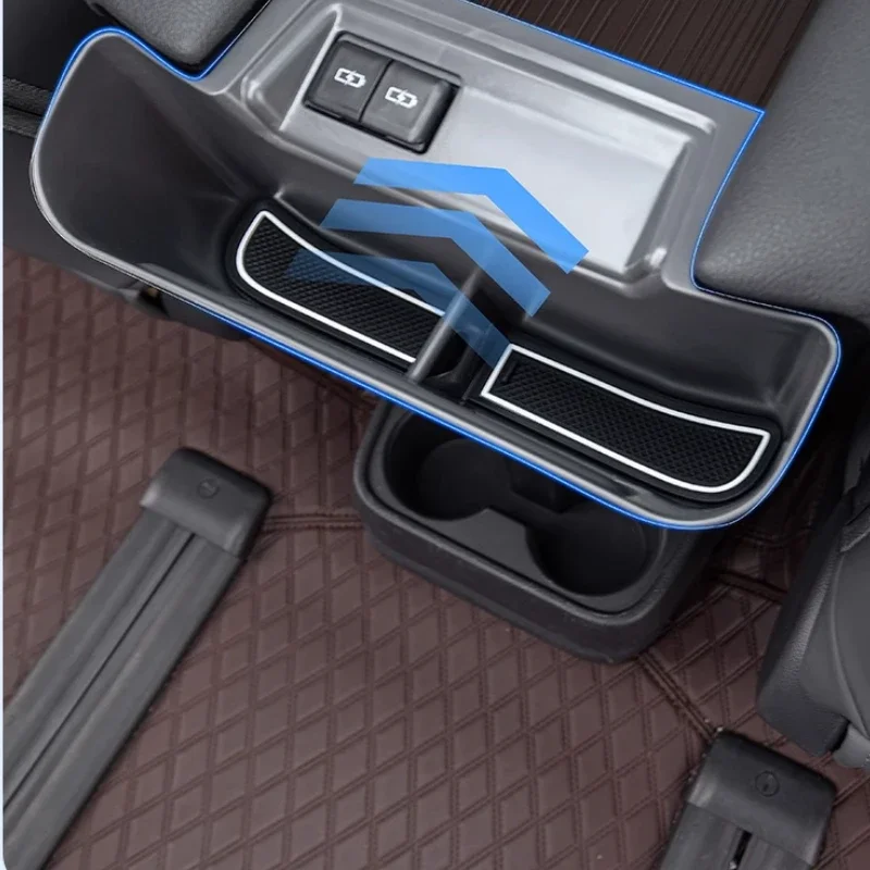 For Toyota Sienna Granvia Water Cup Holder Rear Hanging Box Storage Rear Storage Box Storage Car Interior Decorative Accessories