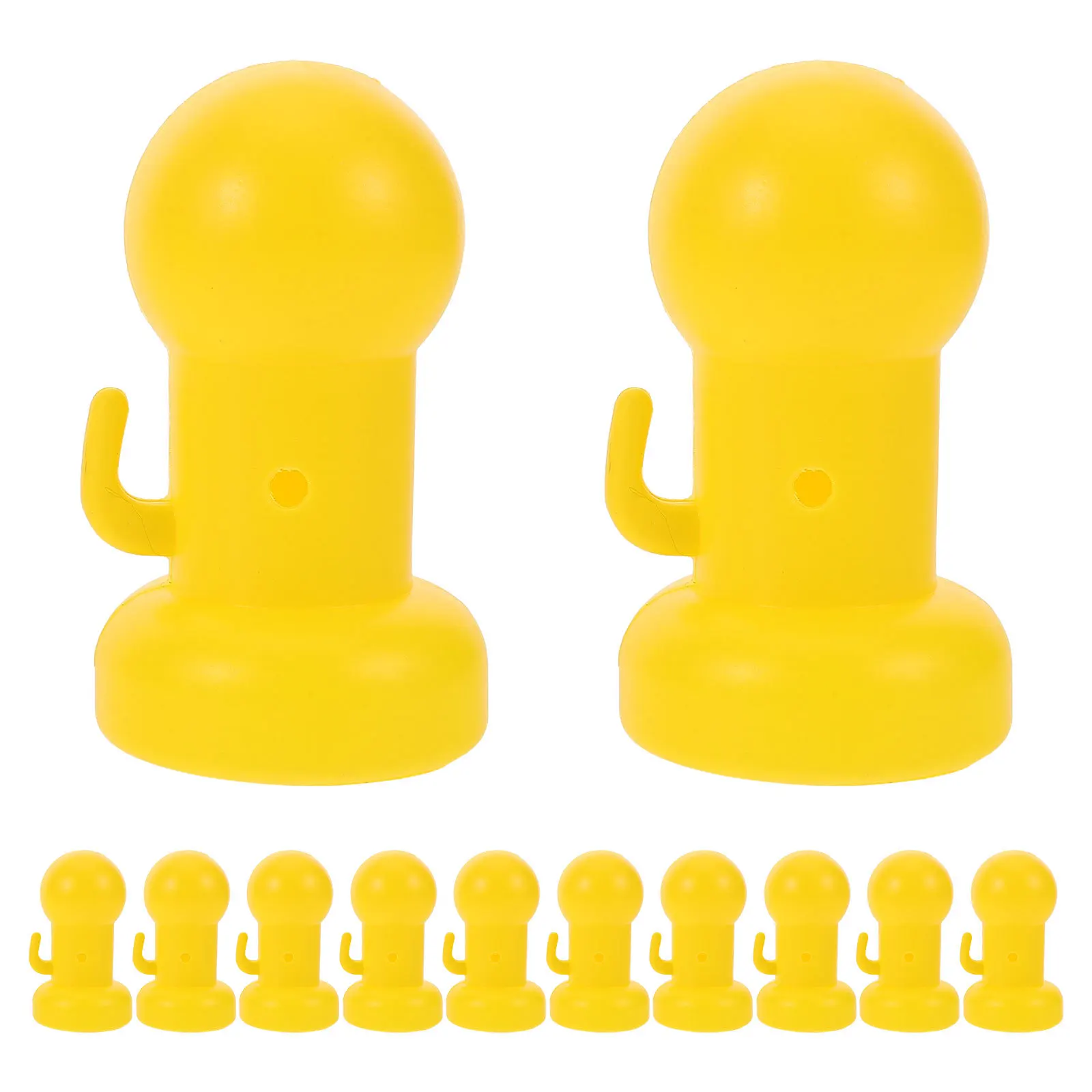 

12pcs Trampoline Leg Caps Yellow Replacement Pole Covers For Kids Safety Bounce Bed Trampoline Accessories Playground Frame