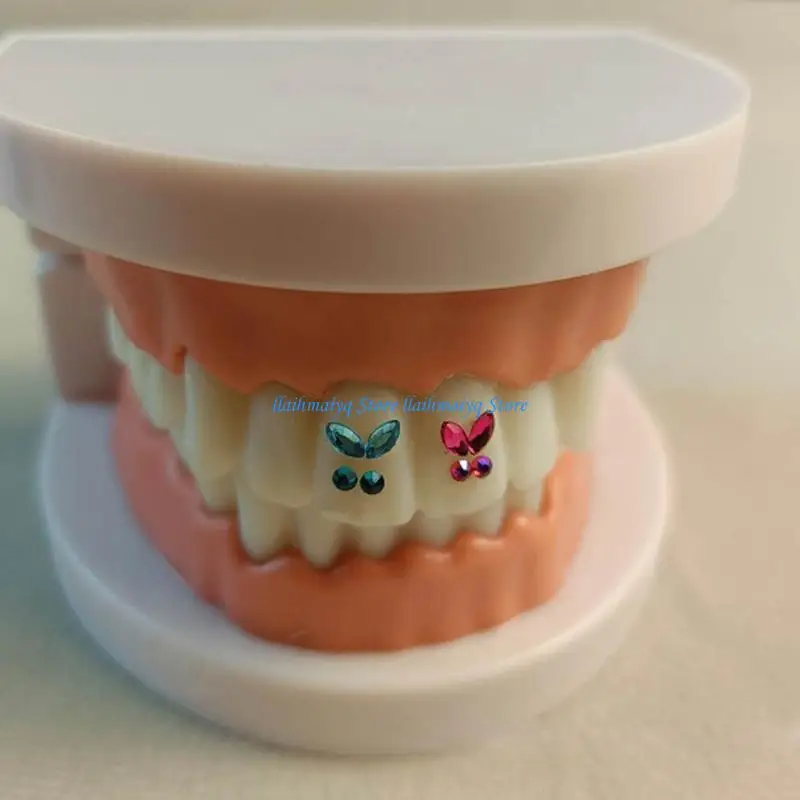 

573B различные формы цвета ювелирные изделия для зубов акриловые украшения для зубов комплект с бриллиантами