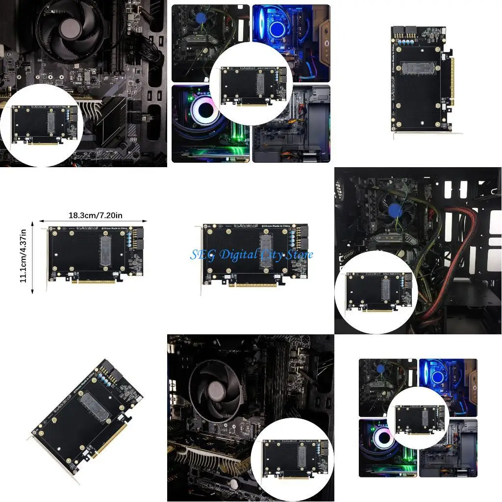 

U75B PCIe X16 Slot Compatible SXM2 Graphics Adapter Intelligent Cooling System Integration