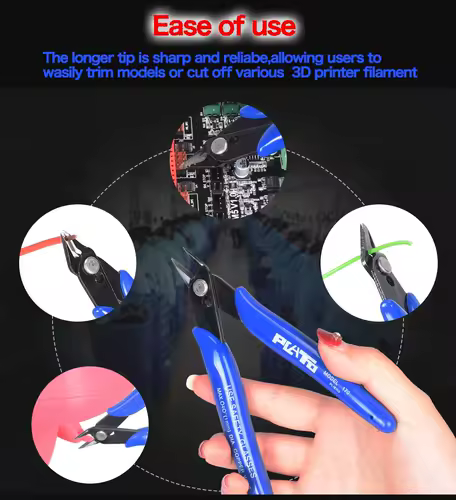 1pcs PLATO 170 Wishful Clamp DIY Electronic Diagonal Pliers Side Cutting Nippers Wire Cutter 3D printer parts - Image 5