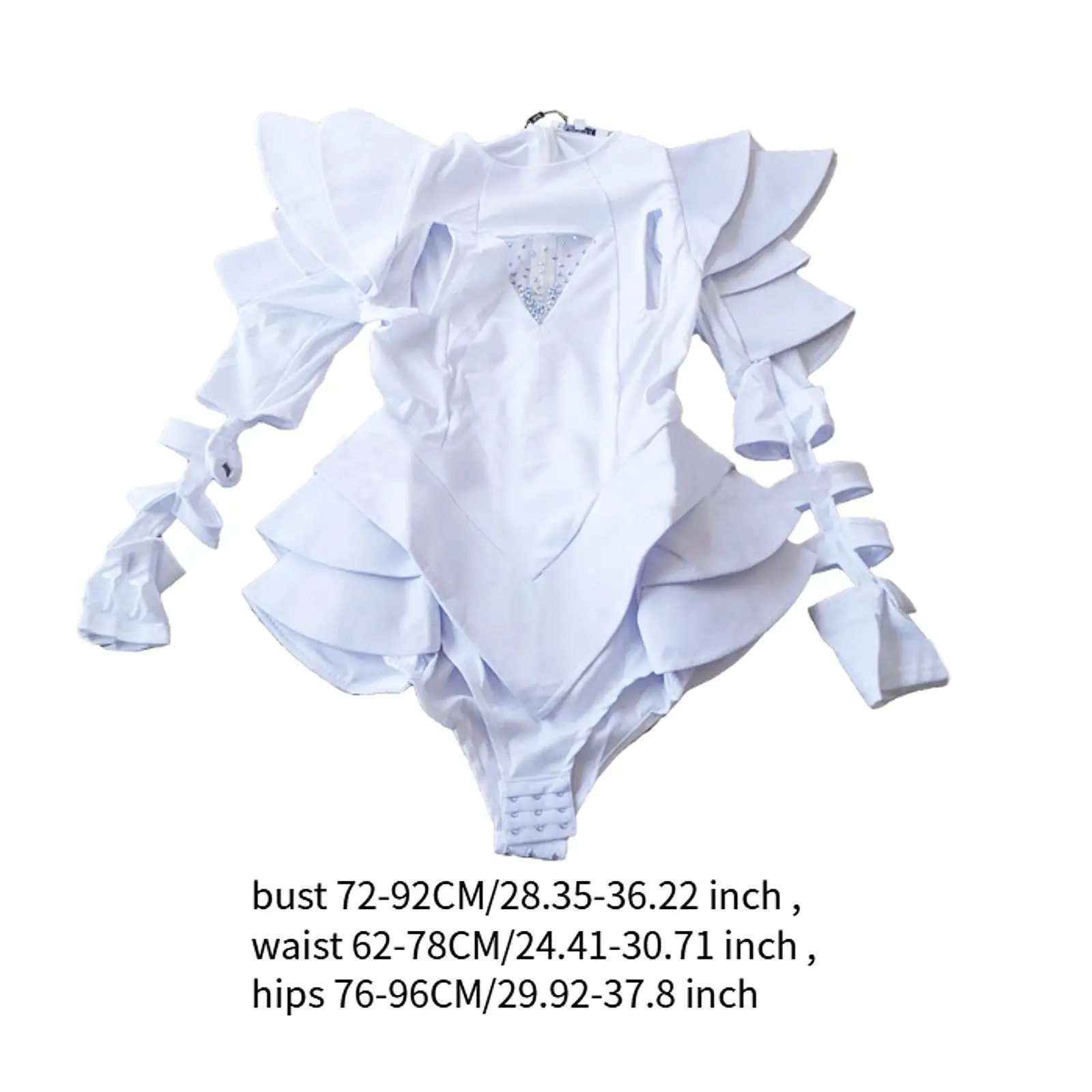 Women Nightclub Rhinestone Jumpsuit Comfortable Singer Stage Wear for Nightclubs