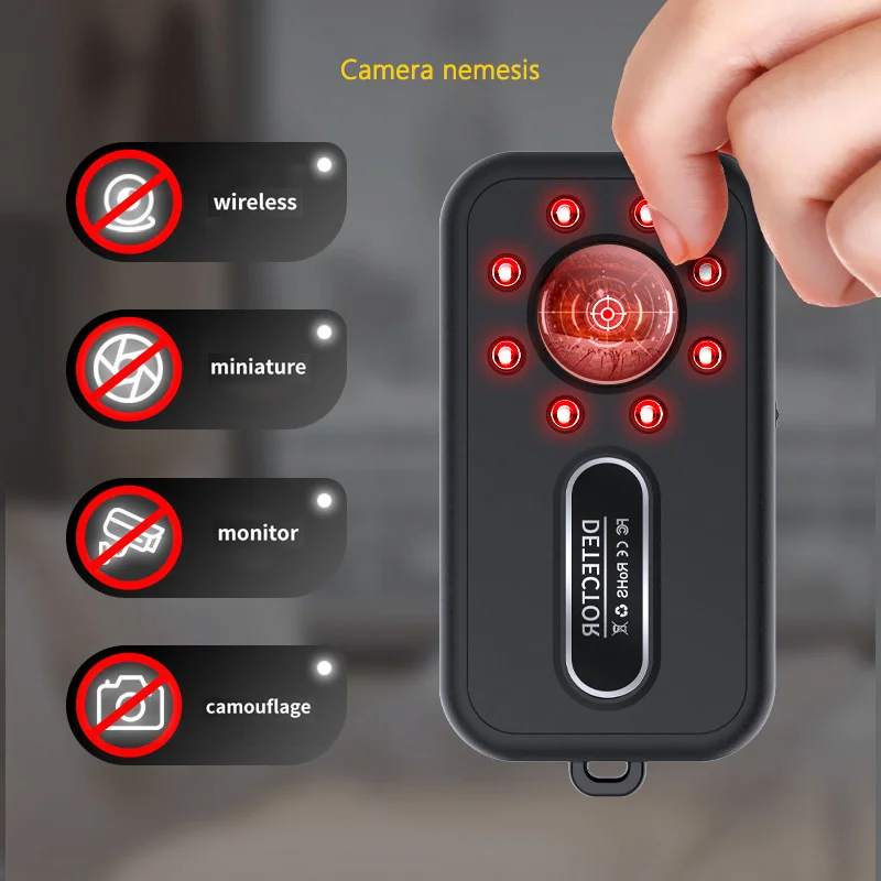 K96 Hotel Anti Spying Peeping Infrared Detector Artifact Scanner Camera Nemesis Wireless Miniature Monitor GPS Locator Finder