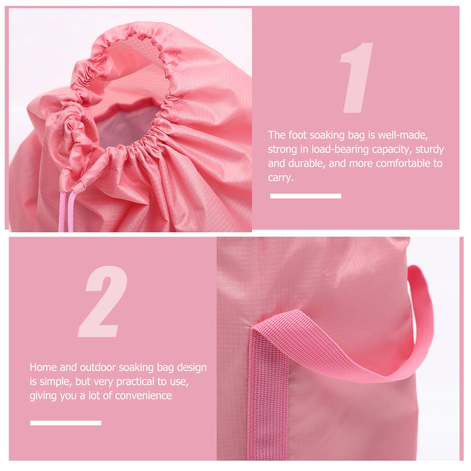 

Portable Foot Soaking Tub Foldable Waterproof Heat-Resistant Travel Bath Bucket For Home Outdoor Use Soaking Foot Tub