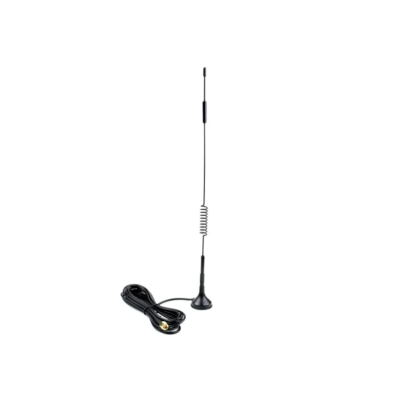 Wavesharev 4G High Gain SMA Antenna for Outdoor Condition, 4G/3G/2G/LPWA Support, Waterproof, Magnetic Base