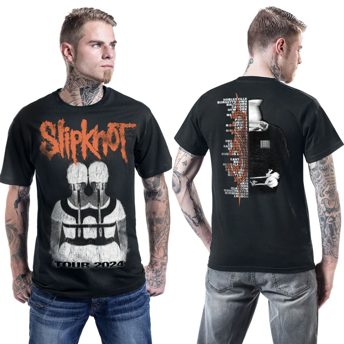 2026 Y2k Slipknot Graphic Cotton T-shirt Unisex Summer Short Sleeve Fashion Brand Tee Luxury Casual Vintage Tees