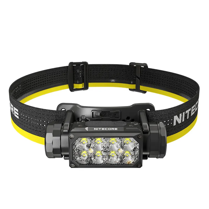 

NITECORE HC65 UHE LED Headlamp 2000LM 222M 4000mAh Battery USB-C Rechargeable White Red Light Three-Light Source Headlight