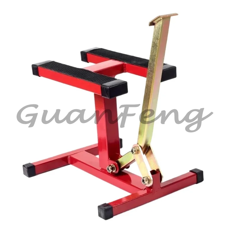 Heavy‑Duty Steel Universal Motorcycle Support Frame, Stable Working Bracket for Motorcycle Repair, Assembly and Workshop