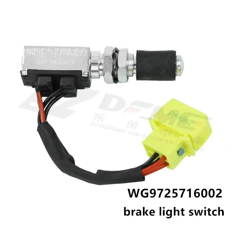 

For CNHTC Sinotruk Howo A7 Double Contact Brake Light Switch WG9725716002 Truck Parts Hohan Dual Point Sensor