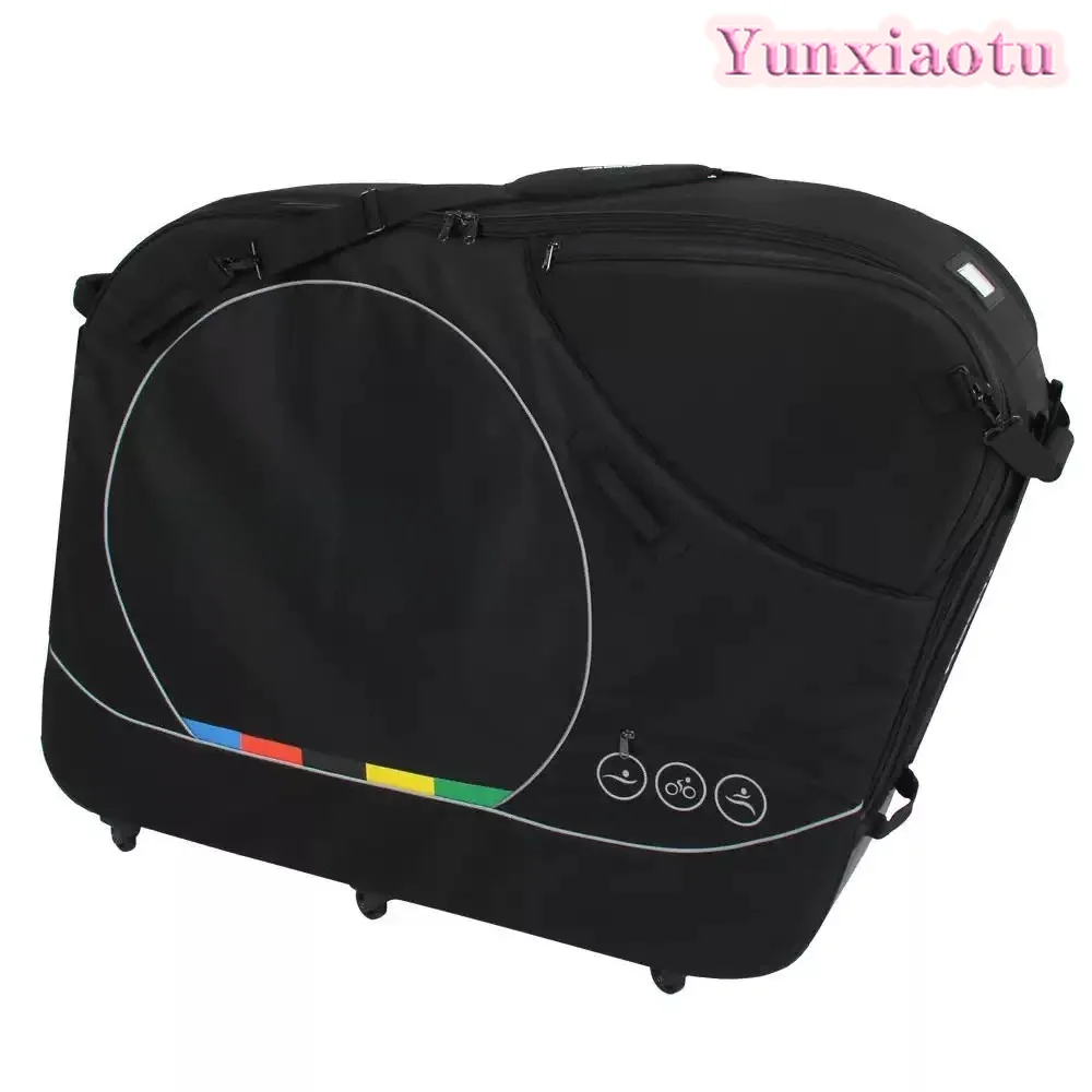 Non-Disassembly Road Bike Travel Bag Bicycle Carry Case for Air Rail Subway Transport