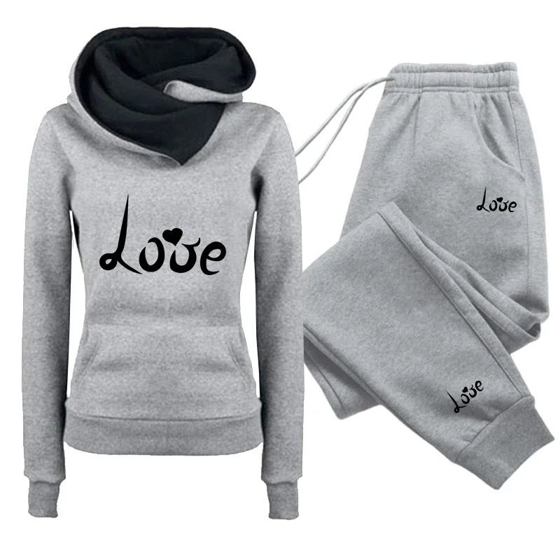 Women's Set/Hoodie/Pants 2026 Fashion Tracksuit Hooded Sweatshirt Sweatpants Autumn Winter Female Daily Casual Sports Outfit