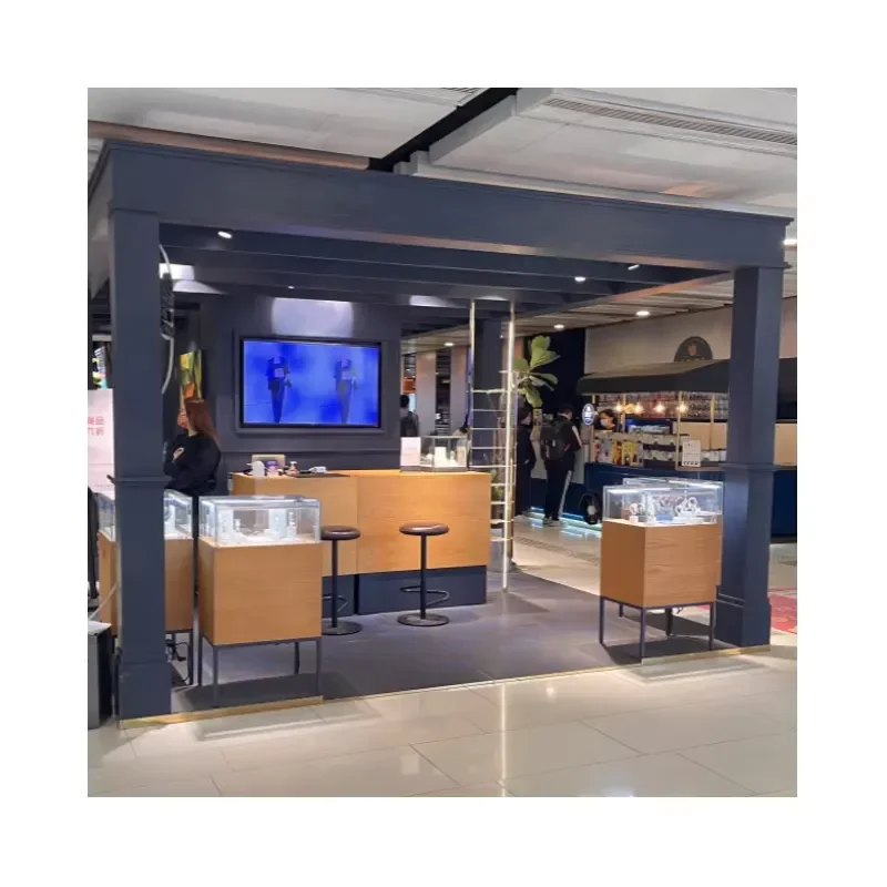 French Phone Shop Shelves and Cabinet Toy Used Whiskey Curio Glass Cabinets Display showcase case