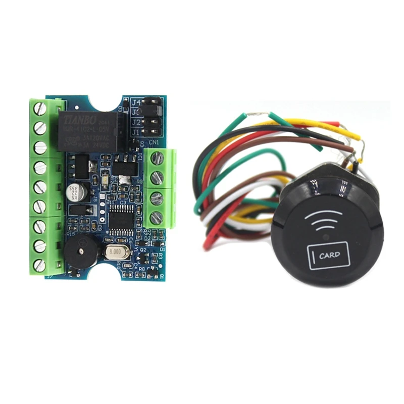 12V Access Controler With Magnetic Lock Gate Entry System Set Touch Memory DALAS TM Reader PCB Access Control Board