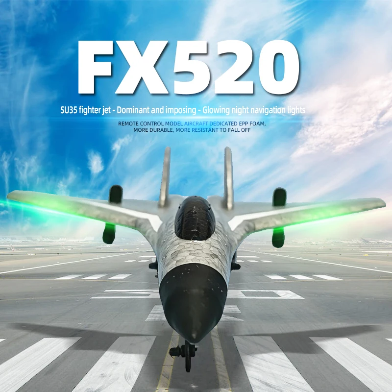 FX535 FX520 F35 Remote Control Airplane 2.4G 2-Channel 205mm Wingspan EPP Material Built-in Gyroscope Suitable for Beginners