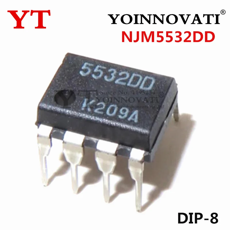 10PCS-100PCS New original NJM5532DD 5532DD JRC5532DD DIP-8 Two-way operational amplifier
