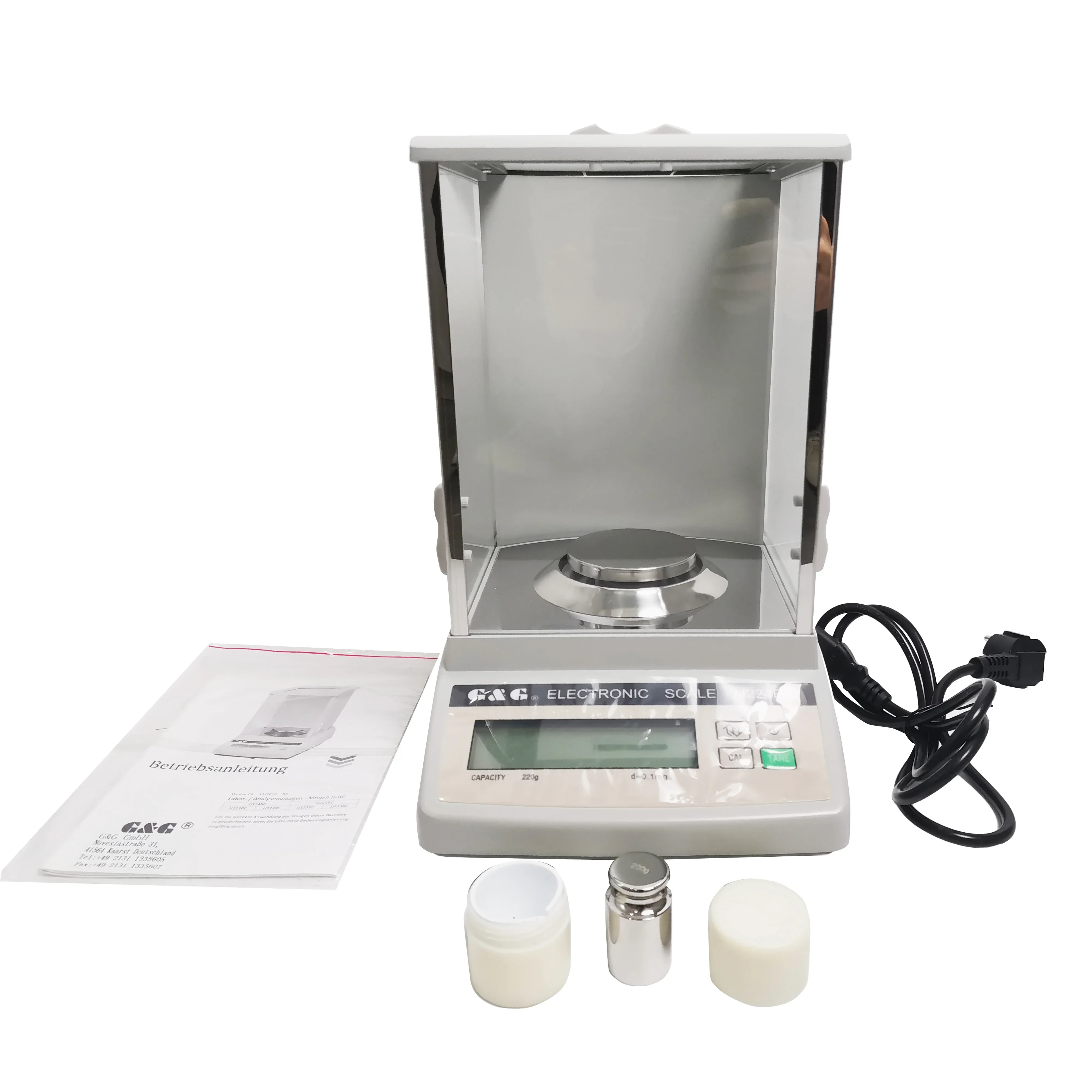 

！High Sensitive 0.0001g-200g Precision Digital LCD Automatic Chemical Laboratory Weighing Scale Electronic Analytical Balance