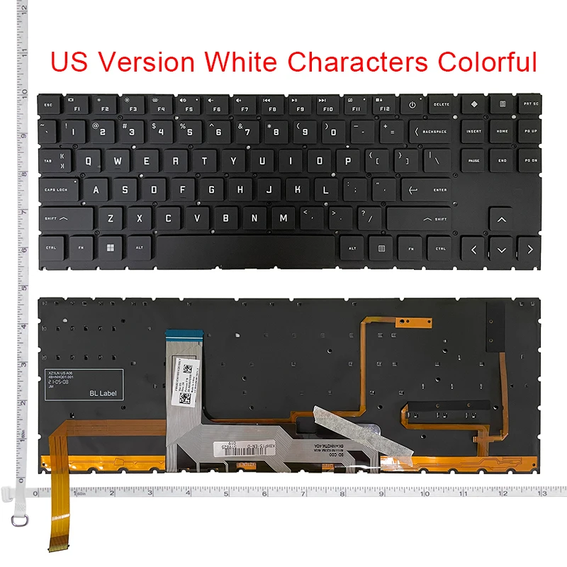 NEW Backlit US laptop keyboard for HP OMEN 15-EN 16-C 16-N TPN-Q238 Q281 Q267 English laptop