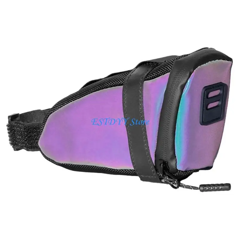 G6DE Small Bike Seatpost Bag Waterprooed Nylons Bicycles Saddles With Internal Pocket