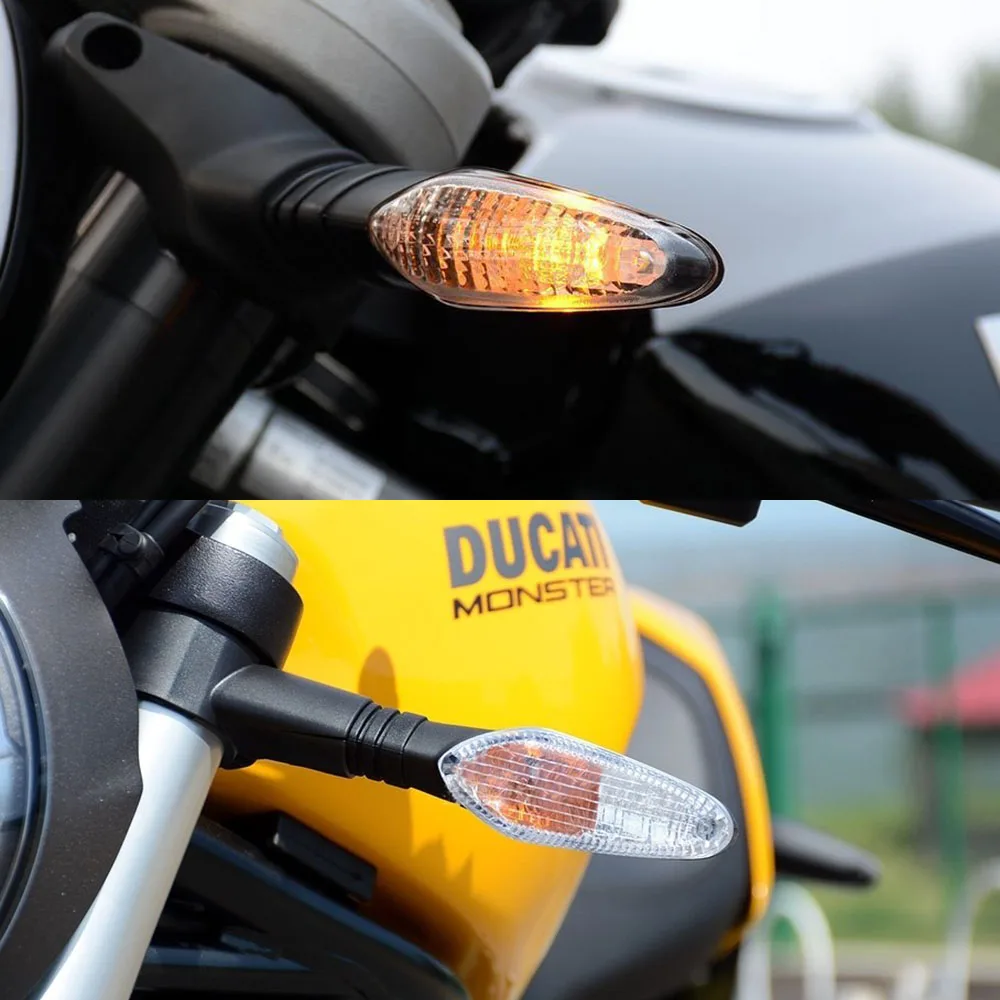 Turn Signal Indicator Light For DUCATI Monster 695 696 796 821 1100/S/EVO 1200 Motorcycle Accessories Front/Rear Blinker Lamp